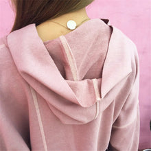 New Fashion Women Long Sleeve Casual Crop Sweatshirt Pullover Hoodies Tops Y06 J4U66