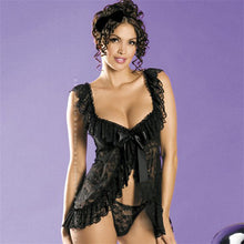 sexy lingerie women lace nightwear underwear sleepwear babydoll g-string nightgown J4U66