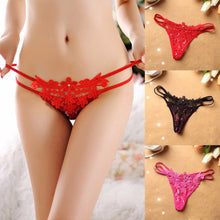 sexy women floral briefs g-string bandage thongs hollow panties knickers underwear J4U66
