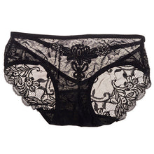 Sexy Lace Embroidery Knickers Panties See Throungh Underwear BriefsJFY66