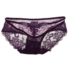 Sexy Lace Embroidery Knickers Panties See Throungh Underwear BriefsJFY66
