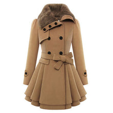 warm women clothes lady warm coat thicken coat parka overcoat naaros collar long jacket outwear J4U66