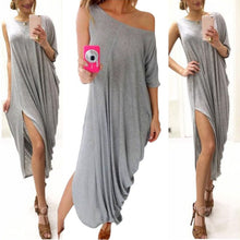 Sexy Women Long Maxi Boho Evening Party Dress Beach Dresses Sundress J4U66