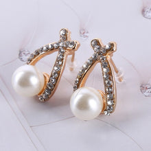 south korea jewelry butterfly earrings pink jewelry earrings alloy opal rhinstone stud ear J4U66