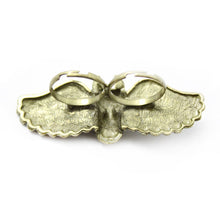 The Demon Skull Double Finger Ring Bronze Angel Wings Ring Bling jewelry J4U66