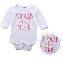 Newborn Baby Boys Girls Infant Letter Print Jumpsuit Bodysuit Kids Clothes Outfit J4U66