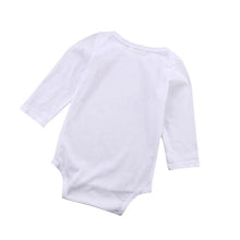 Newborn Baby Boys Girls Infant Letter Print Jumpsuit Bodysuit Kids Clothes Outfit J4U66