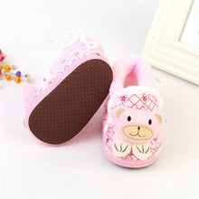 Baby Snow Boots Toddler shoes Baby Girl Shoes Knitted Cartoon Bear Infant born Baby Shoes Footwear LL4 J4U66
