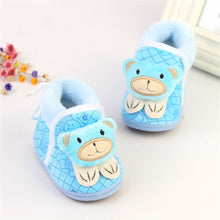 baby snow boots shoes baby girl shoes knitted cartoon bear infant born baby shoes footwear J4U66