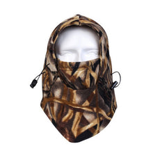 Outdoor Anti-cold Warm Hat Men Women Cycling Ski Masks Camouflage Fleece Hooded Caps  J4U66