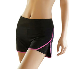 Women Fake Two Piece Elastic Waist Short Feminino Breathable Qucik Dry Women Fitness Shorts J4U66