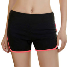 Women Fake Two Piece Elastic Waist Short Feminino Breathable Qucik Dry Women Fitness Shorts J4U66