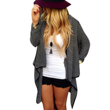 Women Long Sleeve Knitted Sweater Cardigan Open Front Coat Top Outwear J4U66
