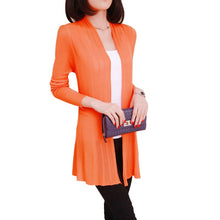 knitted Slim Fit Open Front Sweater Cardigan Ladies Long Sleeve Cardigans Shawl LL4 J4U66