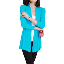 women knitted slim fit open front sweatercardigan ladies long sleeve cardigans shawl J4U66
