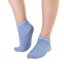womens fitness pilates socks colorful non slip massage toe durable dance ankle grip exercise printed letter socks J4U66
