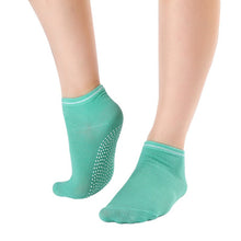 womens fitness pilates socks colorful non slip massage toe durable dance ankle grip exercise printed letter socks J4U66