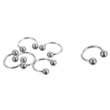 66Pcs Multi-type Stainless Steel Curved Eyebrow Nose Lip Earrings Nipple Piercings Punk Body Piercing  J4U66