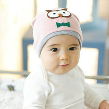 6M-2Years New Baby Boys Girl Hat Cotton Blends Caps Newborn Infant Baby Hats Owl Print  J4U66