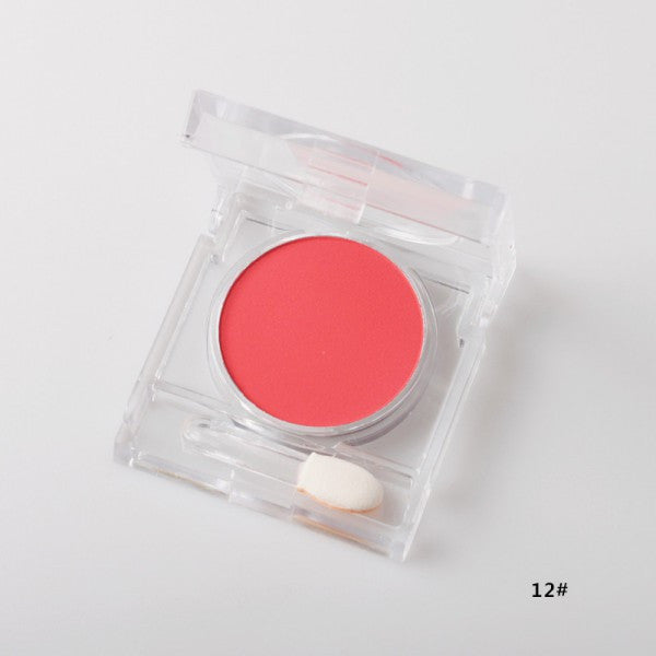 7 Colors Glossy Blusher Pressed Cheek Blush Powder Soft Nature Rouge Makeup Face Blush Maquiagem J4U66