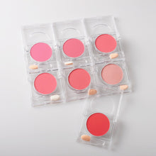 7 Colors Glossy Blusher Pressed Cheek Blush Powder Soft Nature Rouge Makeup Face Blush Maquiagem J4U66
