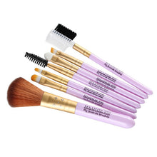 7 Pieces/set Pro Cosmetic Makeup Brushes Tool Eyeshadow Set Powder Foundation Lip Make Up Pincel Maquiagem J4U66