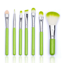 7pcss Makeup Brushes Protable Cosmetic Brush Sets Fruit Green Make Up Brush Tools Suit J4U66