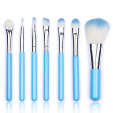 7pcss Makeup Brushes Protable Cosmetic Brush Sets Fruit Green Make Up Brush Tools Suit J4U66