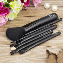 7pcs makeup brushes protable cosmetic brush sets fruit green make up brush tools suit J4U66