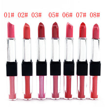 8 Colors Beauty Makeup Waterproof Lip Stick Lip Gloss Lip Brillant Pencil Lipstick Double Way Lip Pen P6Y J4U66