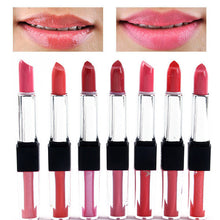 colors women beauty makeup waterproof lip stick lip gloss lip brillant pencil lipstick double way lip pen J4U66