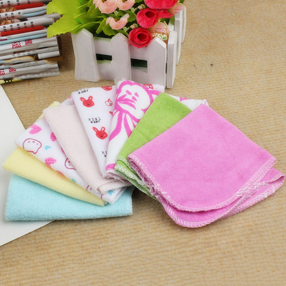 pcs baby infantborn soft bath towel washcloth bathing feeding wipe cloth J4U66