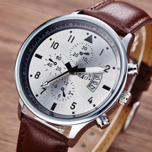 8 Styles Brand Top Watches Men Business Auto Date Calendar Quartz Movement Leather Strap Wristwatches Relogio Masculino J4U66