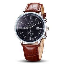 8 Styles Brand Top Watches Men Business Auto Date Calendar Quartz Movement Leather Strap Wristwatches Relogio Masculino J4U66