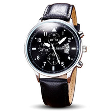 8 Styles Brand Top Watches Men Business Auto Date Calendar Quartz Movement Leather Strap Wristwatches Relogio Masculino J4U66