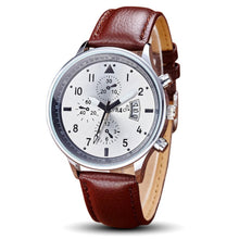 8 Styles Brand Top Watches Men Business Auto Date Calendar Quartz Movement Leather Strap Wristwatches Relogio Masculino J4U66