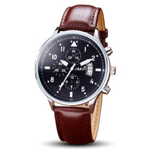 8 Styles Brand Top Watches Men Business Auto Date Calendar Quartz Movement Leather Strap Wristwatches Relogio Masculino J4U66