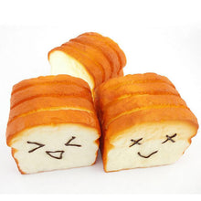 8 cm*8 cm*6.5 cm Bread Jumbo Toast Squishy Expression Card Cellphone Holder Hand Pillow Toy Bag Hanger J4U66
