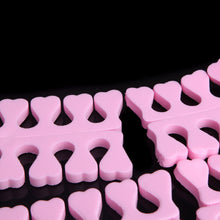 pcs health peach heart soft finger toe separators nail art tool pink J4U66