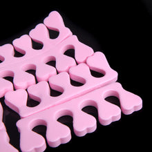 pcs health peach heart soft finger toe separators nail art tool pink J4U66