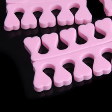 pcs health peach heart soft finger toe separators nail art tool pink J4U66