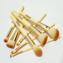 8pc Professional Makeup Brushes Set Bamboo Superior Soft Cosmetic Eyeshadow Foundation Concealer Make up Brush Set Jimashop J4U66