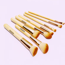 8pc Professional Makeup Brushes Set Bamboo Superior Soft Cosmetic Eyeshadow Foundation Concealer Make up Brush Set Jimashop J4U66