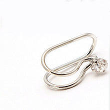 9 Patterns U Shaped Ear Cuff Silver Gold Plated Pearl Rhinestone Clip Earrings Fine Jewelry Delicate J4U66