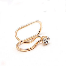 9 Patterns U Shaped Ear Cuff Silver Gold Plated Pearl Rhinestone Clip Earrings Fine Jewelry Delicate J4U66