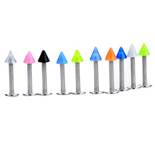 90Pcs Mixed Acrylic Stainless Steel Tragus Bar Lip Button Navel Rings Body Piercing Jewelry J4U66