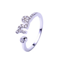 sterling silver rings for women men lovers 12 zodiac star signs horoscope shaped adjustable open ring jewelry J4U66