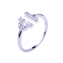 sterling silver rings for women men lovers 12 zodiac star signs horoscope shaped adjustable open ring jewelry J4U66