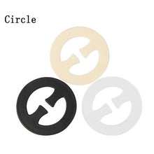 9Pcs Silicone bra Click Bra Clip Buckles Shadow-Shaped Wedding Bra Straps Conceal Clear cleavage Bra extender Holders J4U66