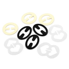 9Pcs Silicone bra Click Bra Clip Buckles Shadow-Shaped Wedding Bra Straps Conceal Clear cleavage Bra extender Holders J4U66